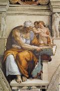 Michelangelo Buonarroti Cumaean Sibyl painting